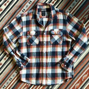 RVCA Plaid Button Up Long Sleeve